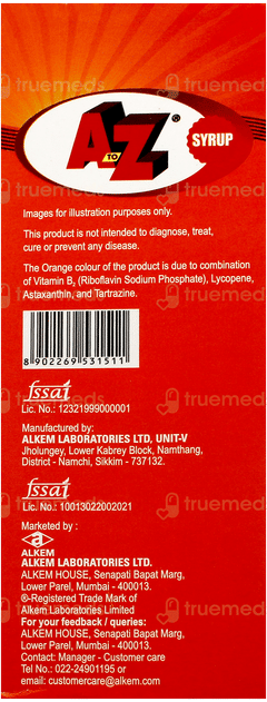 A To Z Mango Flavour Syrup 100Ml
