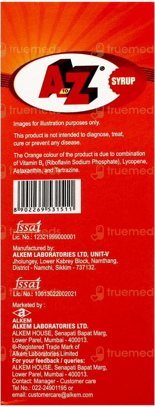 A To Z Mango Flavour Syrup 100Ml