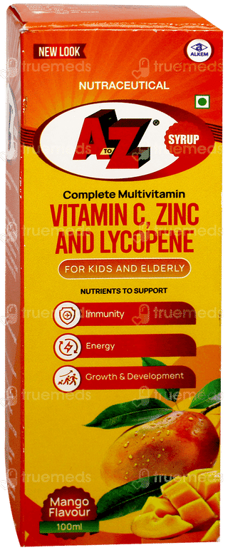 A To Z Mango Flavour Syrup 100Ml