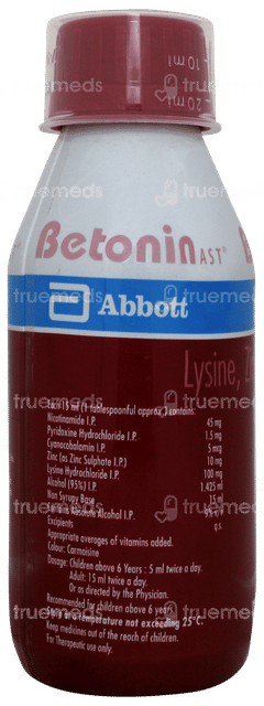 Betonin Ast No Added Sugar Tonic 225ml