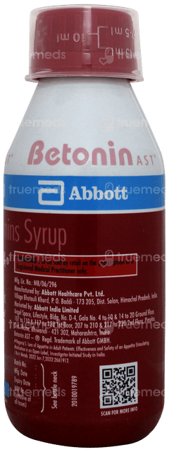 Betonin Ast No Added Sugar Tonic 225ml