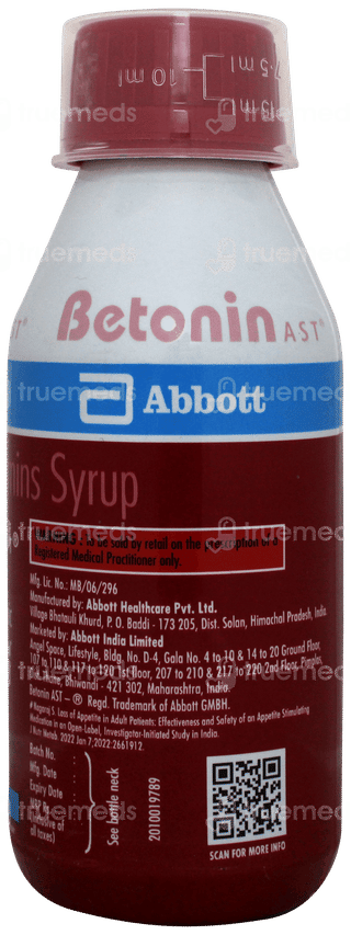 Betonin Ast No Added Sugar Tonic 225ml