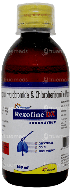 Rexofine Dx Cough Syrup 100ml