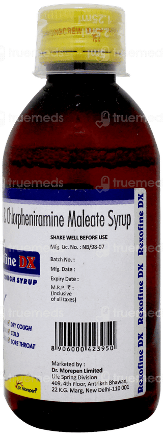 Rexofine Dx Cough Syrup 100ml