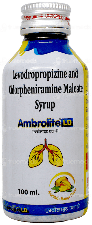 Ambrolite Ld Mango Flavor Syrup 100Ml
