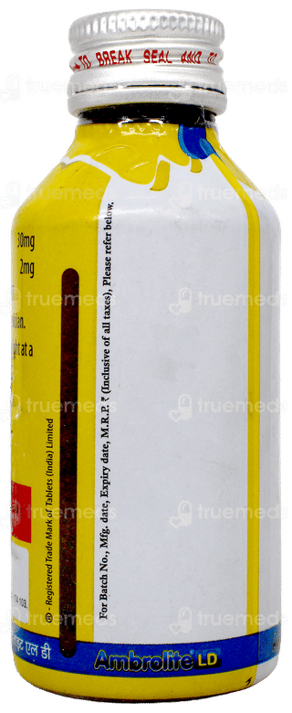 Ambrolite Ld Mango Flavor Syrup 100Ml