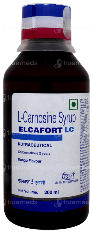 Elcafort Lc Mango Flavour Syrup 200ml