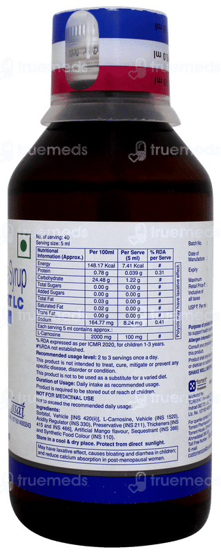 Elcafort Lc Mango Flavour Syrup 200ml