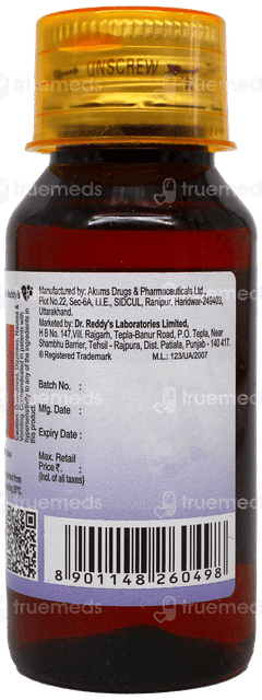 Zedex Af Orange Flavour Syrup 60ml
