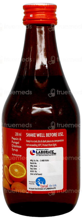 Astozyme Orange Syrup 200Ml