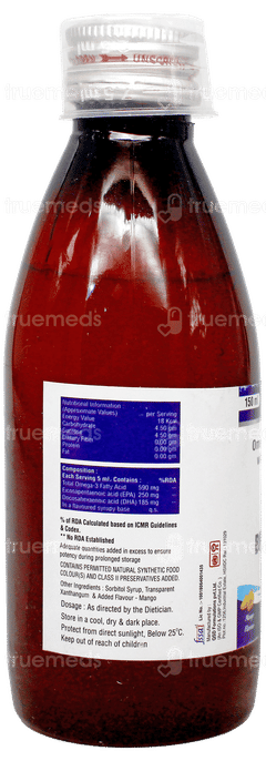 Brainmek Mango Flavour Syrup 150Ml