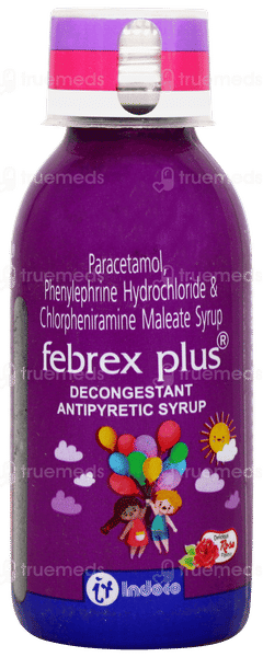 Febrex Plus Rose Flavour Syrup 60ml