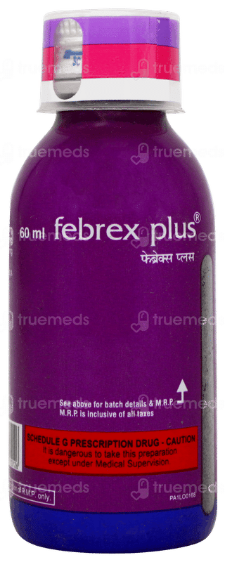 Febrex Plus Rose Flavour Syrup 60ml