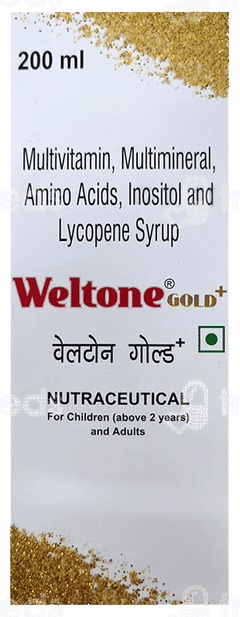 Weltone Gold + Syrup 200Ml
