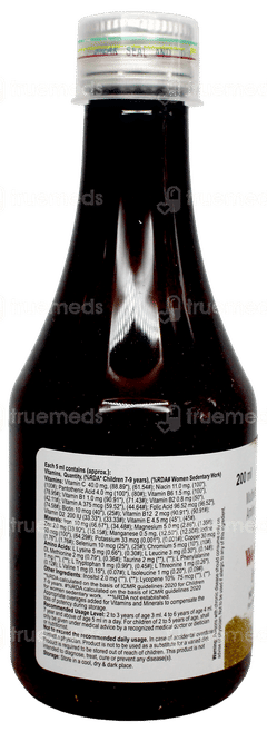 Weltone Gold + Syrup 200Ml