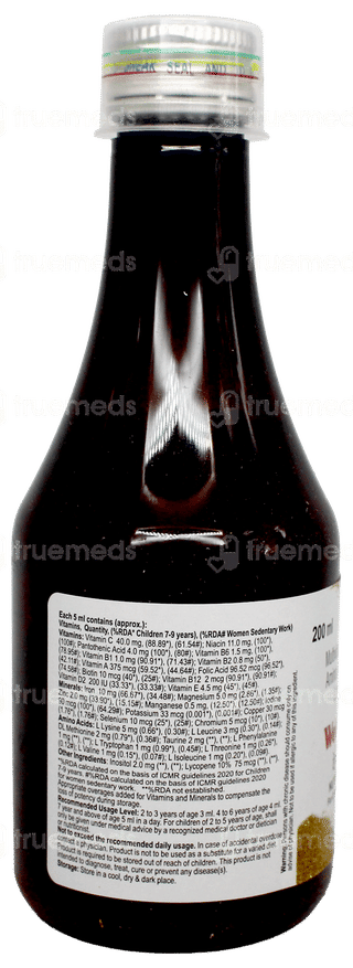 Weltone Gold + Syrup 200Ml