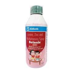 Betonin Kids Mixed Fruit Bubblegum Flavour Syrup 450Ml Betonin Kids Mixed Fruit Bubblegum Flavour Syrup 450Ml