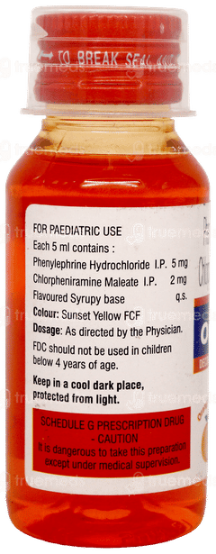 Oncet Af Orange Flavour Syrup 60Ml