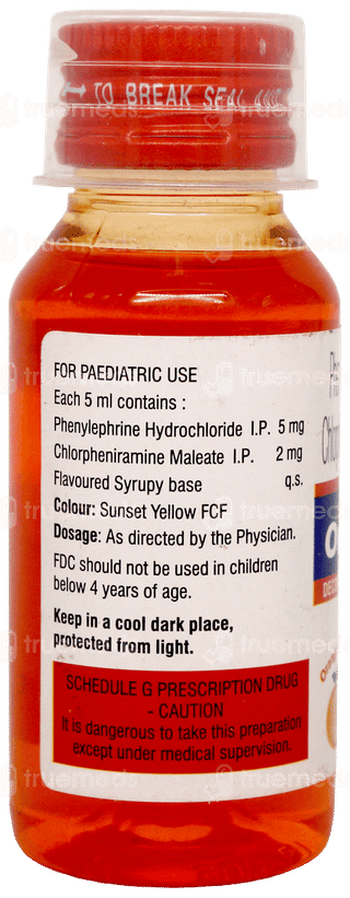 Oncet Af Orange Flavour Syrup 60Ml