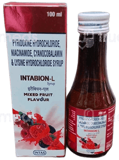 Intabion L Mixed Fruit Flavour Syrup 100Ml