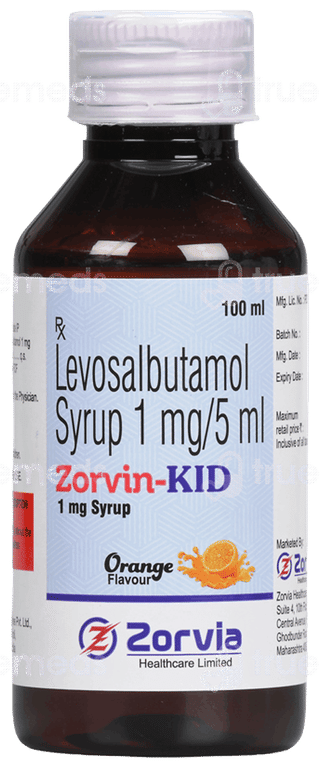 Zorvin Kid Orange Flavour Syrup 100Ml