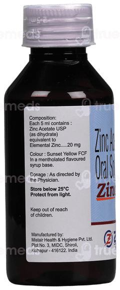 Zincace Syrup 100Ml