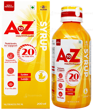 A To Z New & Improved Mango Flavour Syrup 200Ml