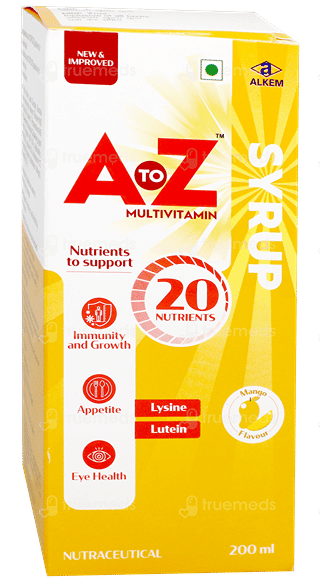 A To Z New & Improved Mango Flavour Syrup 200Ml