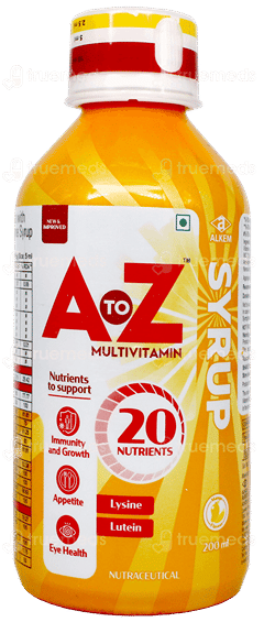A To Z New & Improved Mango Flavour Syrup 200Ml