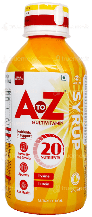 A To Z New & Improved Mango Flavour Syrup 200Ml
