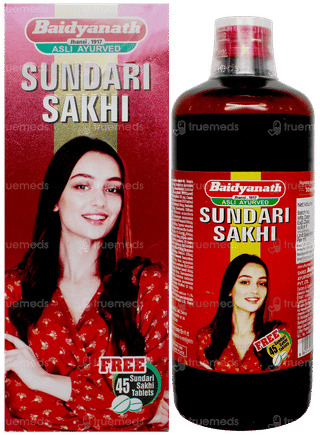 Baidyanath Sundari Sakhi Syrup 450Ml With 45 Tablet Free