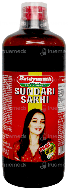Baidyanath Sundari Sakhi Syrup 450Ml With 45 Tablet Free