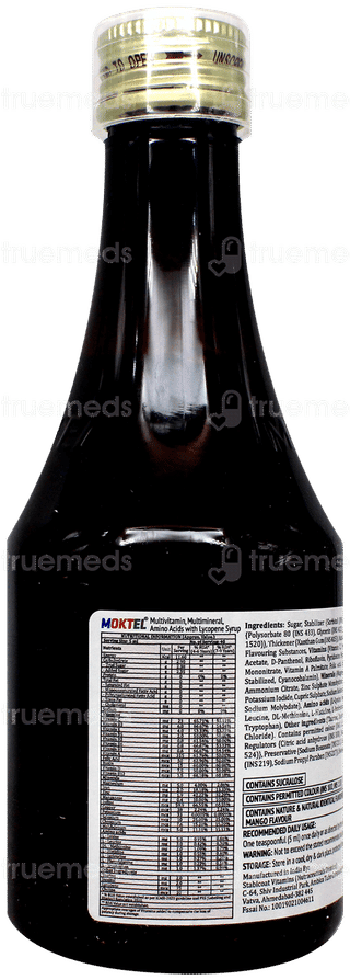 Moktel Mango Flavour Syrup 200Ml