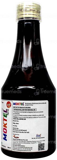 Moktel Mango Flavour Syrup 200Ml
