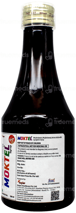 Moktel Mango Flavour Syrup 200Ml