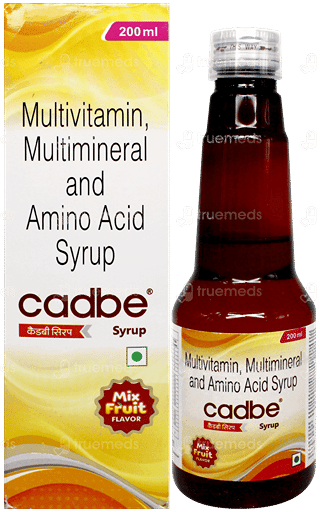 Cadbe Mix Fruit Flavor Syrup 200Ml