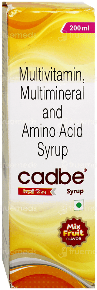 Cadbe Mix Fruit Flavor Syrup 200Ml