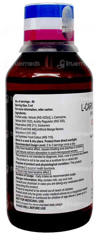 Cogvin Mango Flavour No Added Sugar Syrup 200Ml