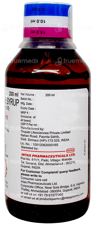 Cogvin Mango Flavour No Added Sugar Syrup 200Ml