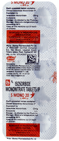 5 Mono 20 Tablet 10