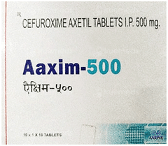 Aaxim 500 Mg Tablet 10