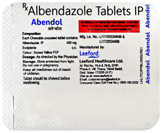 Abendol Chewable Tablet 1