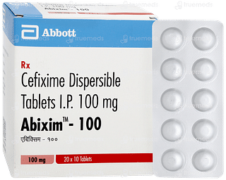 Abixim 100 MG Tablet Dt 10