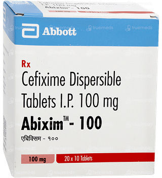 Abixim 100 MG Tablet Dt 10