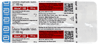 Abixim 100 MG Tablet Dt 10