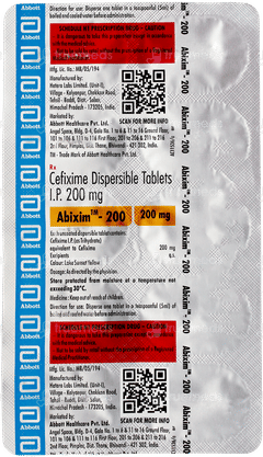 Abixim 200 Tablet 10 Abixim 200 Tablet 10