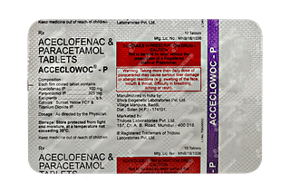 Acceclowoc P 100/325 MG Tablet 10