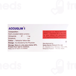 Accuglim 1 Tablet 10