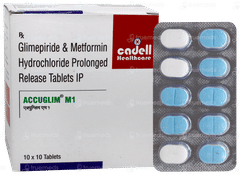 Accuglim M 1 Tablet 10 Accuglim M 1 Tablet 10