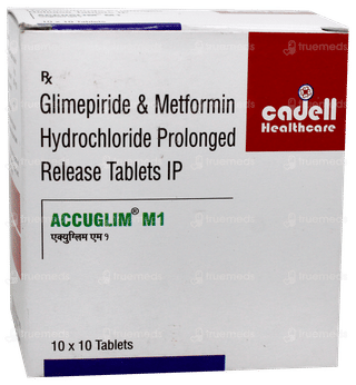 Accuglim M 1 Tablet 10